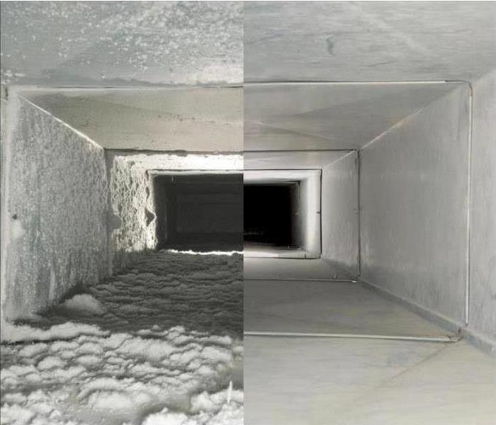 Air vents before and after cleaning 